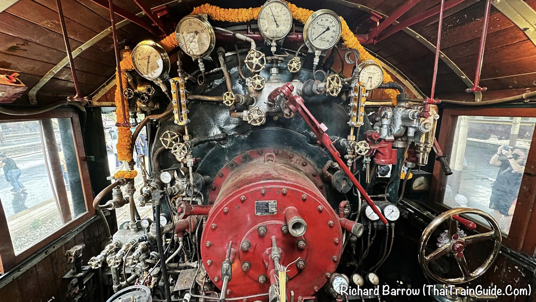 Inside a Steam Cab Richard Barrow's Thai Train Guide